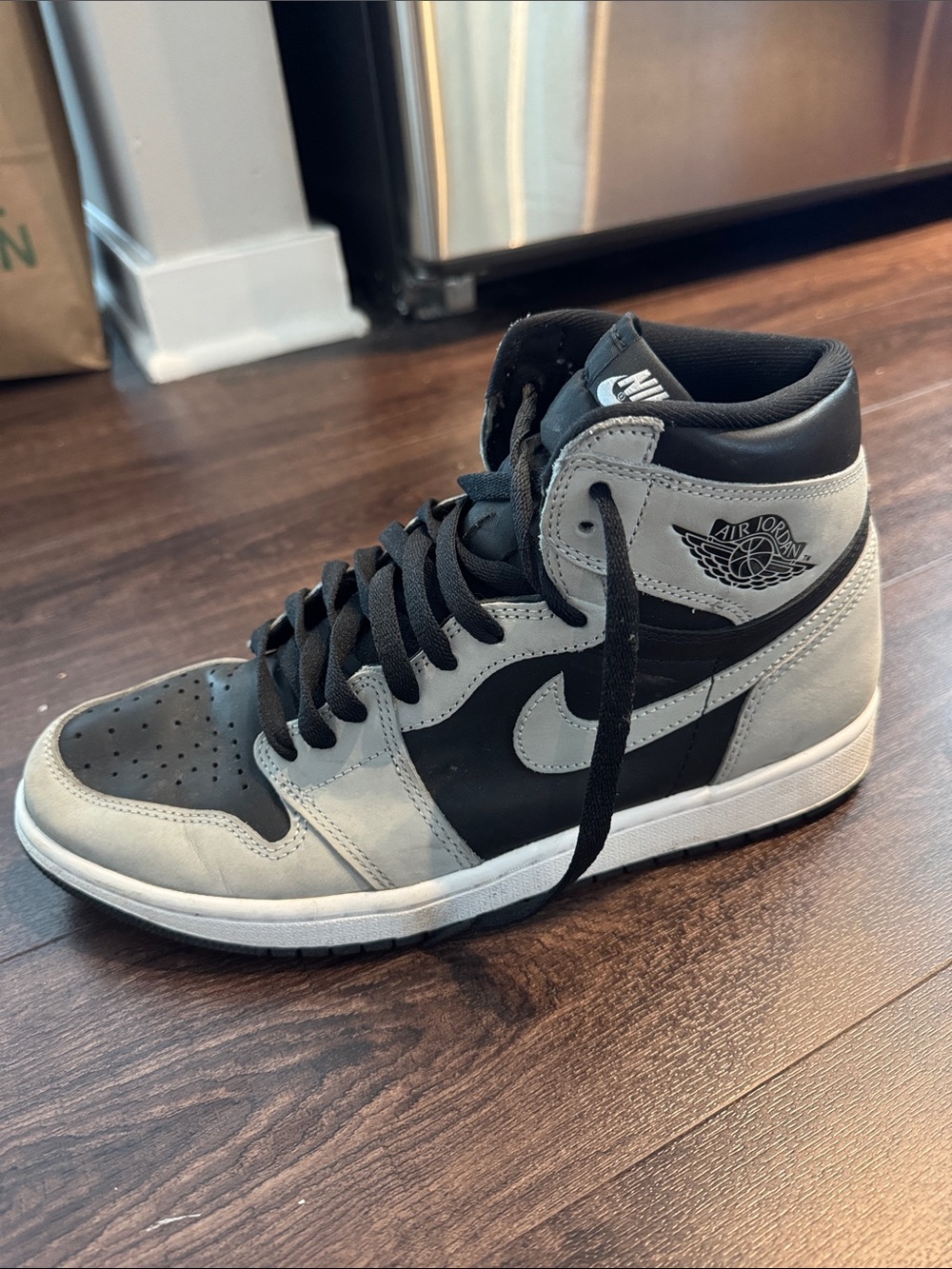 Jordan Men's High-Top Sneakers - Black & Gray